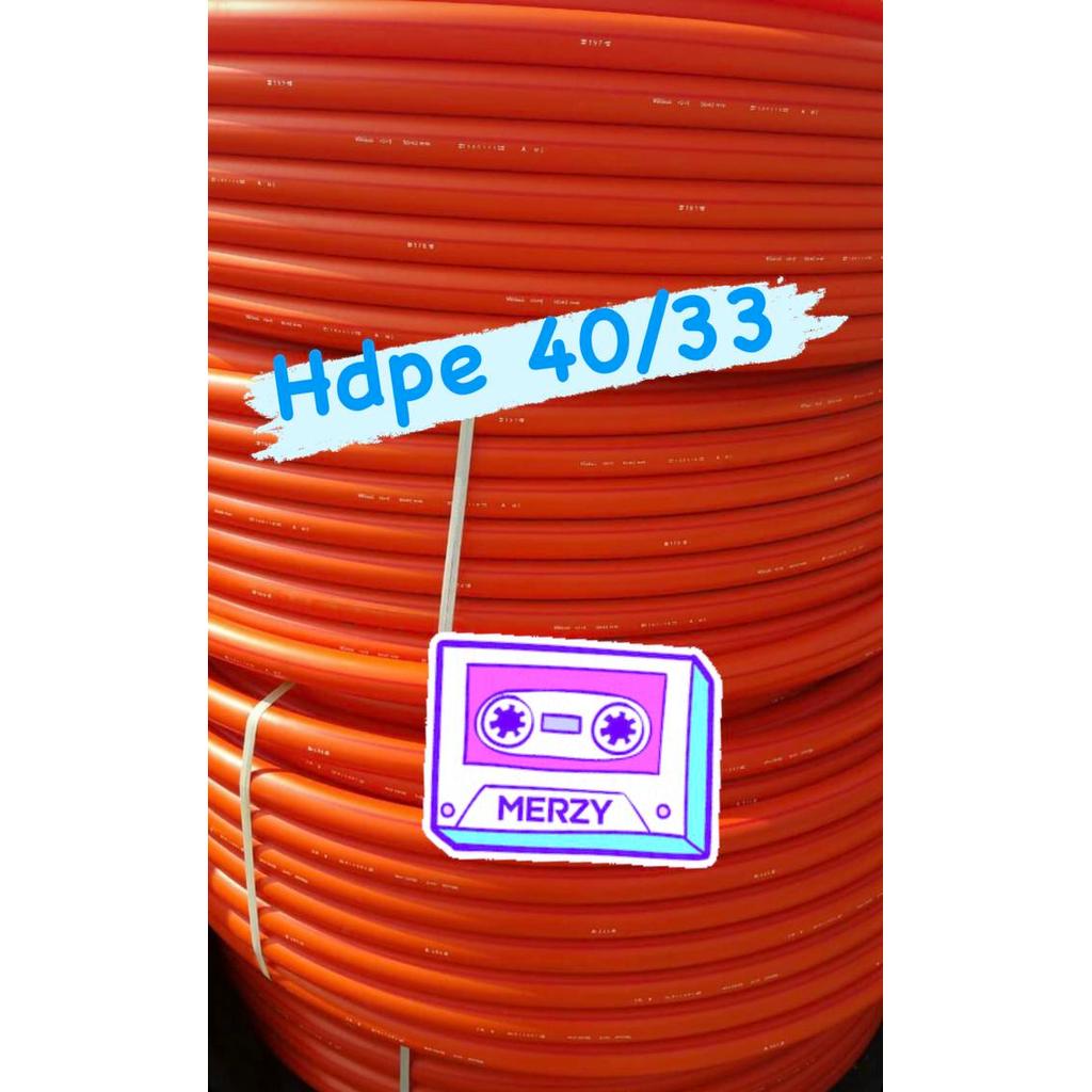 Subduct Hdpe 40/33Hitam Polos Orens 200 Meter Vinilon Merzy Terbaru 