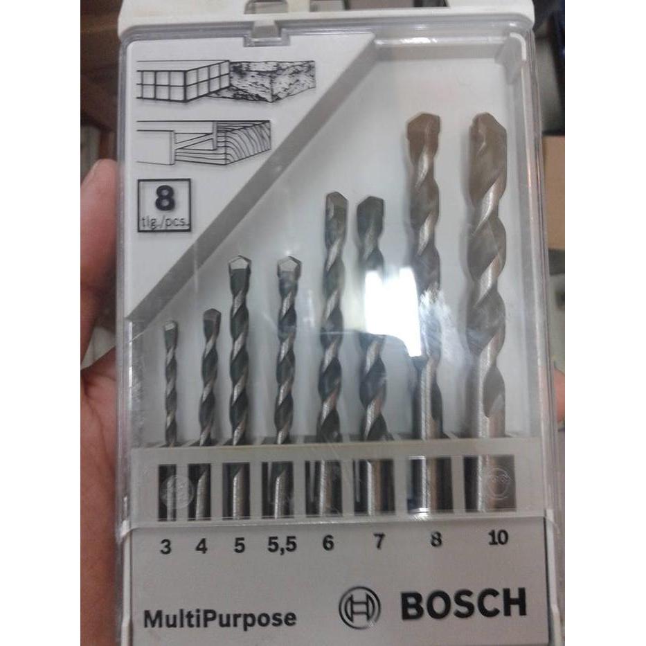 Mata Bor Set Bosch 8Pcs / Mata Bor Set Multipurpose