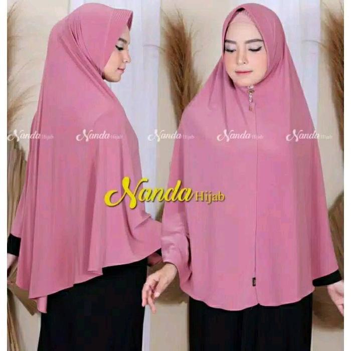 Bergo Instant Jersey Korea Super XL By Nanda Hijab *