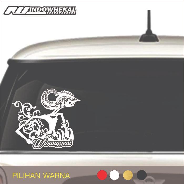 STIKER CUTTING STICKER WAYANG WISANGGENI UNTUK KACA/BODI MOBIL