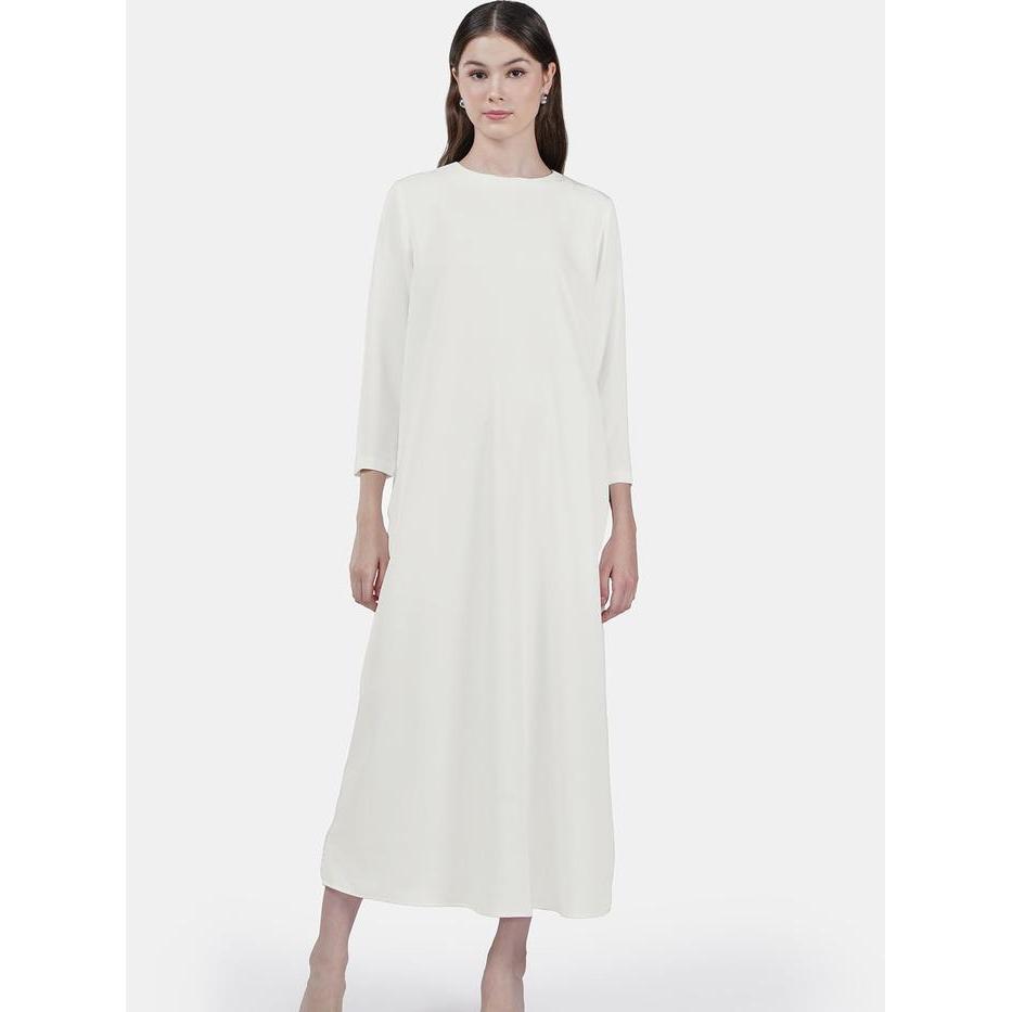 Benang Jarum Black Label - Basic Maxi Dress - Off White