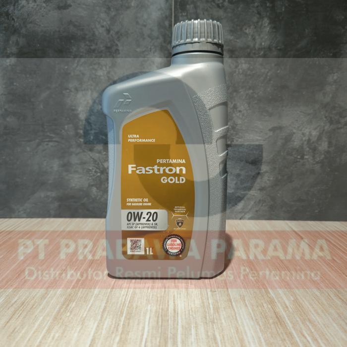 Pertamina Fastron Gold 0w-20 1 Liter - Oli Mobil Original