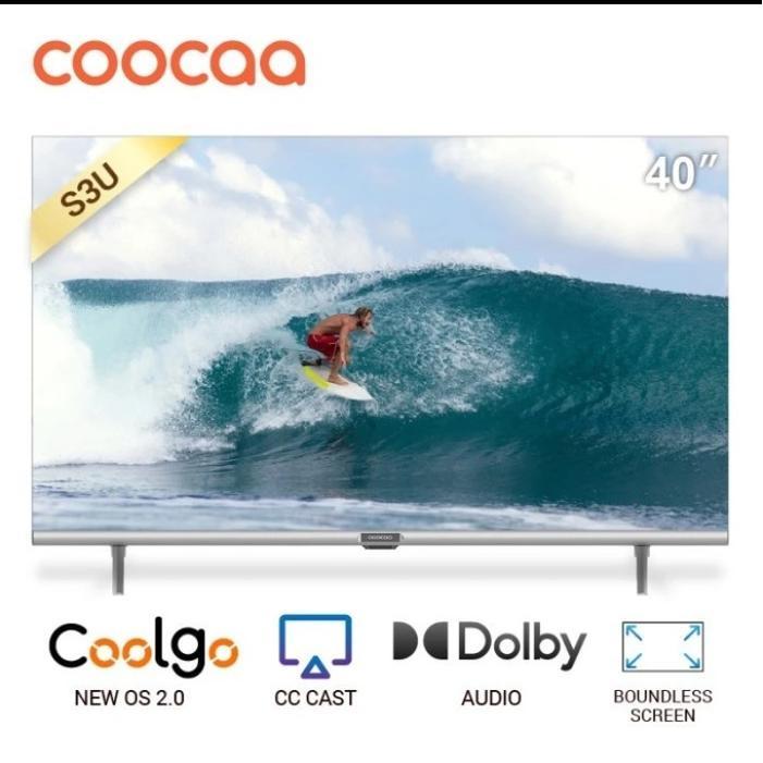 TV COOCAA 40inch Digital smart Tv [model COOCAA 40S3U] LED