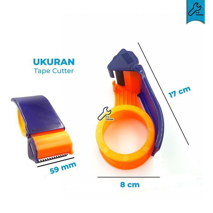 Alat Cutter Pemotong Lakban isolasi / Tape Dispenser Cutter Rusfet