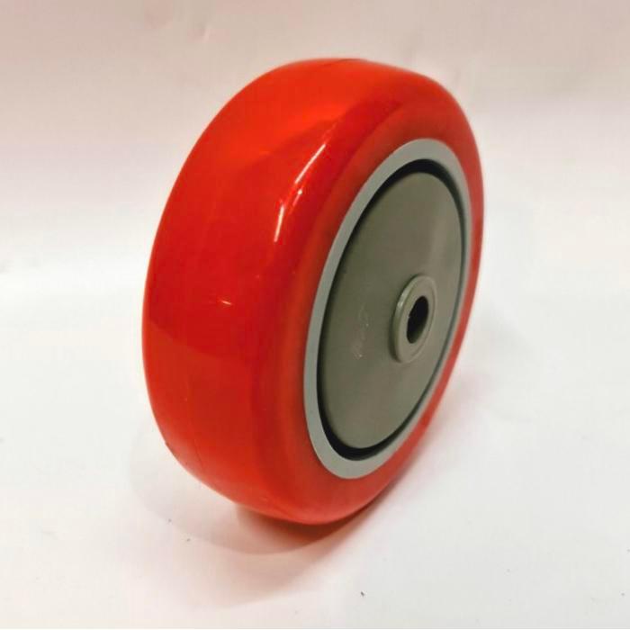 Terlaris - Wheel only 5inch pu german/ roda pu 5"/roda only merah 5inch /wo pu 5"