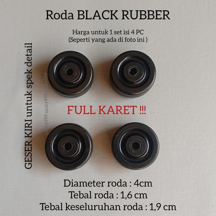 Terlaris - roda koper roda pengganti roda single karet roda sparepart koper RODA