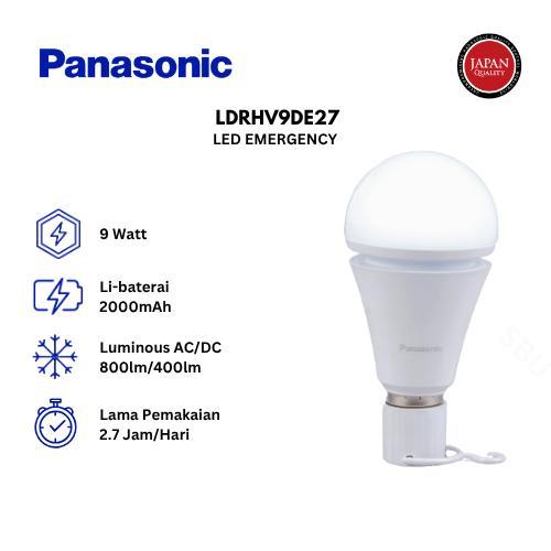 Lampu Darurat LED Panasonic / Emergency Lamp LDRHV9DE27 - Cool Daylight (Putih)