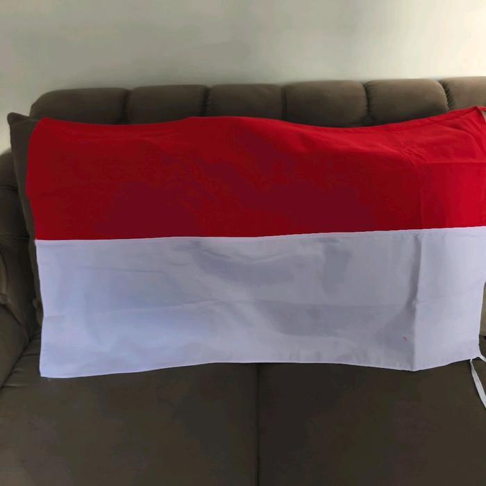 1pcs bendera merah putih ukuran -+90 x 135cm bendera merah putih bahan katun premium bendera