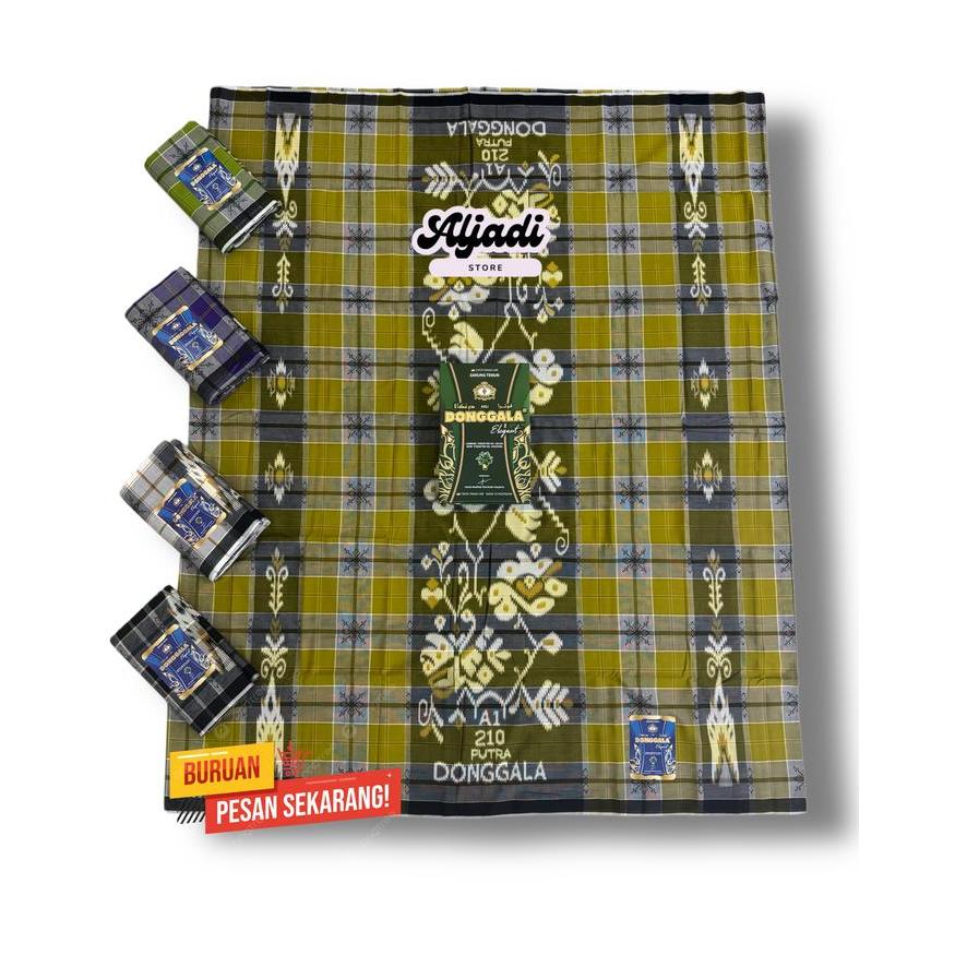 Sarung Donggala New Kdt Kotak Kotak Doby Rayon