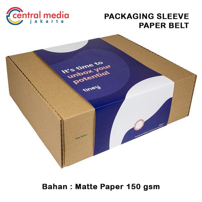 CETAK PACKAGING SLEEVE LABEL ROLLER PAPER BELT BOX DUS KOTAK MAKANAN