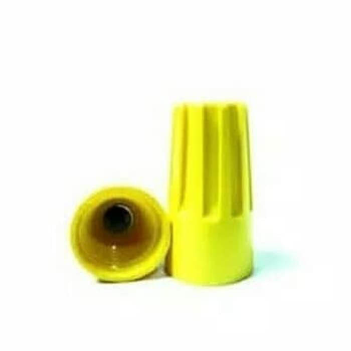 Lasdop 4mm Lasdop Screw on Wire 4 mm Yellow Kuning Penyambung Kabel