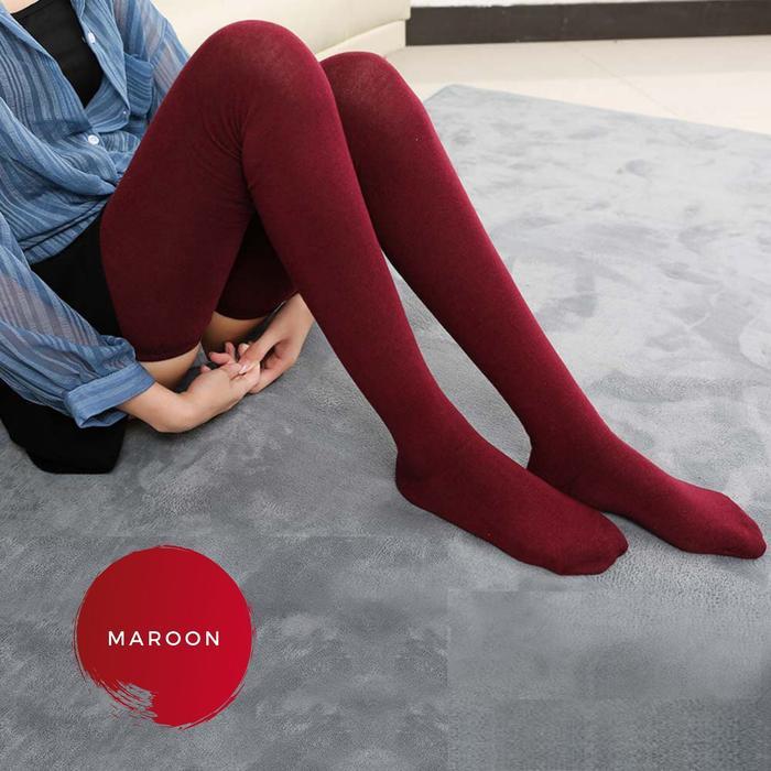 Kaos Kaki Legging Super Long / Kaos kaki Leging / Kaos kaki Paha Atas