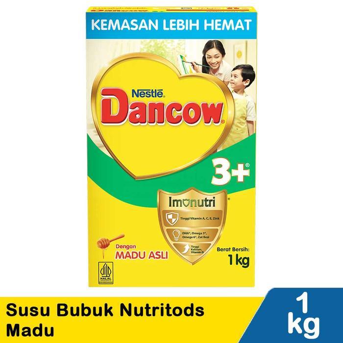 Susu Dancow 3+ Vanila / Madu / Coklat Netto 1 Kilogram Susu Anak Bayi