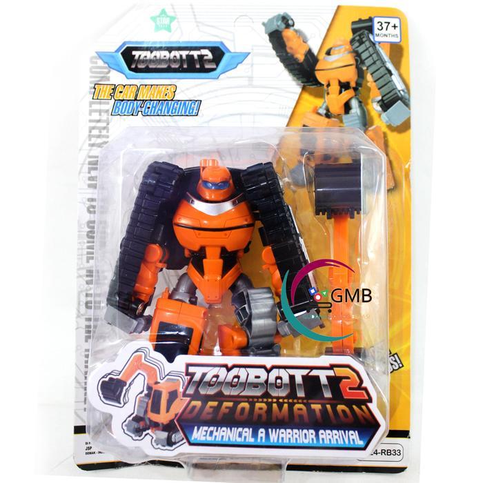 MAINAN ANAK LAKI LAKI TOBOOT MINI EXCAVATOR MAINAN ROBOT EXCAVATOR PENGERUK MINI RB33