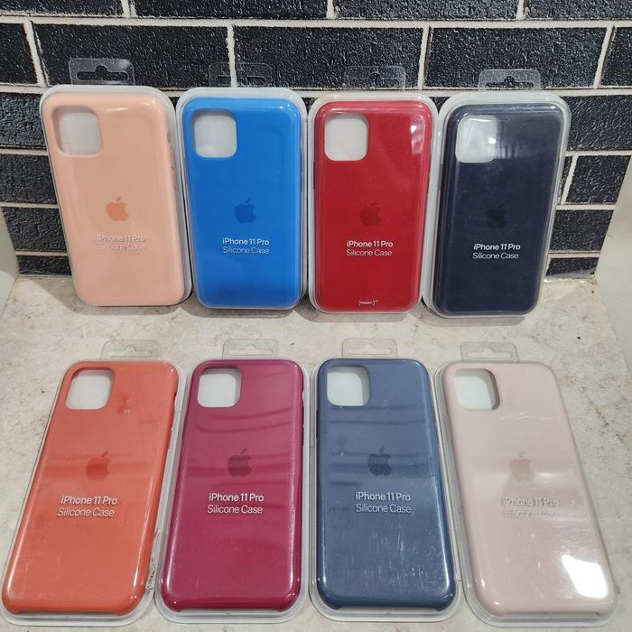SILICONE CASE APPLE IPHONE 11 PRO RESMI IBOX INDONESIA