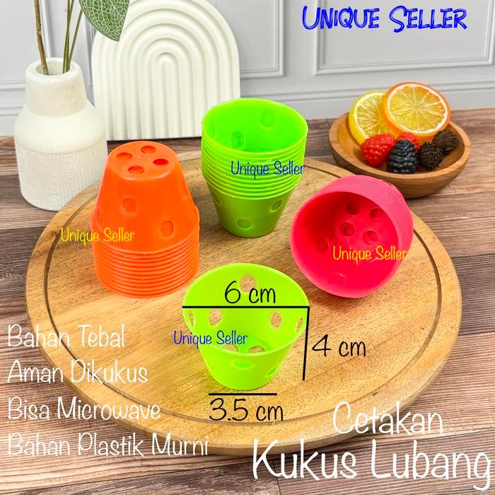 [Isi36] Cetakan Kue Kukus Lubang Plastik / Cetakan Kue Kukus Lubang / Cetakan Kue Mangkok / Cetakan
