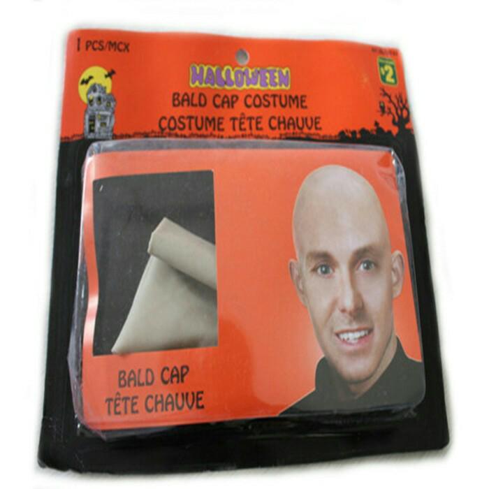 Wig Botak Palsu Untuk Menutupi Rambut Seperti Tidak Ada Rambut, Bahan Silikon Kuat Dan Halus Karet