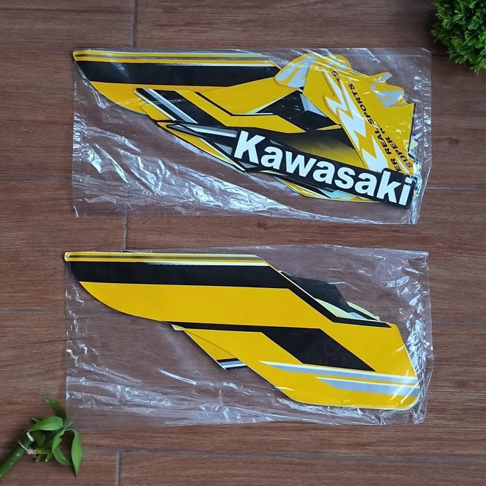 STIKER BODI LIS BODY STRIPING NINJA RR 2015 KUNING