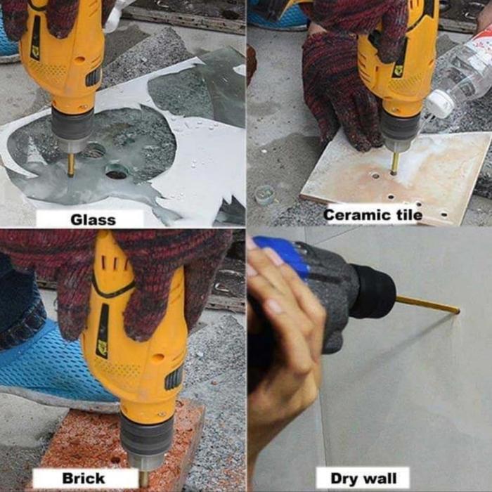 mata bor tombak 5 pcs mata bor beton bor kaca bor keramik mata bor set