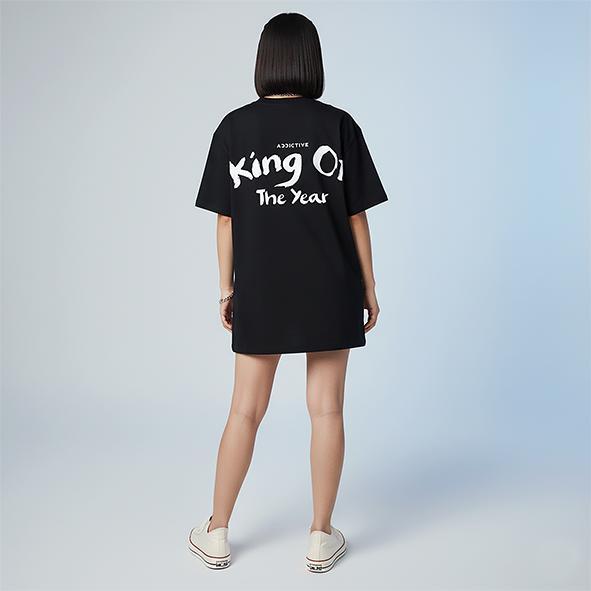ADDICTIVE PREMIUM OVERSIZE T-SHIRT - FRENCHIE DOG (REFLECTIVE EFFECT), KAOS ATASAN PAKAIAN COTTON