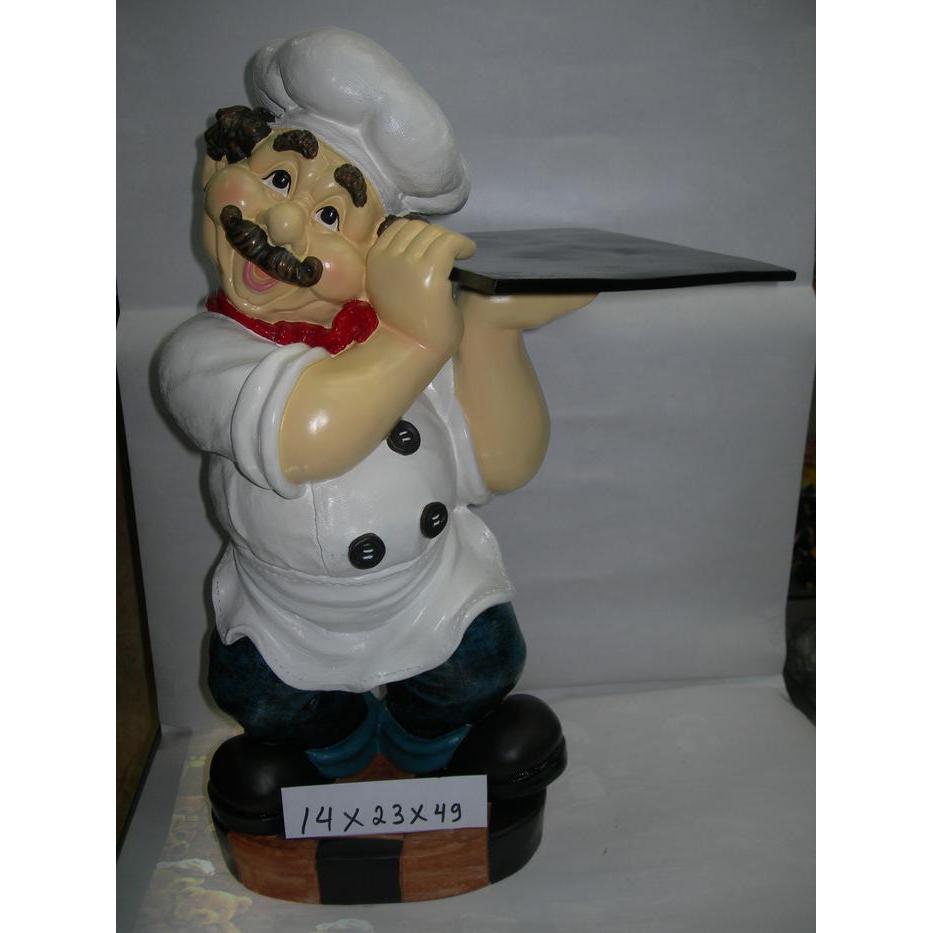 PATUNG PAJANGAN KOKI ( CHEF ) NAMPAN JUMBO