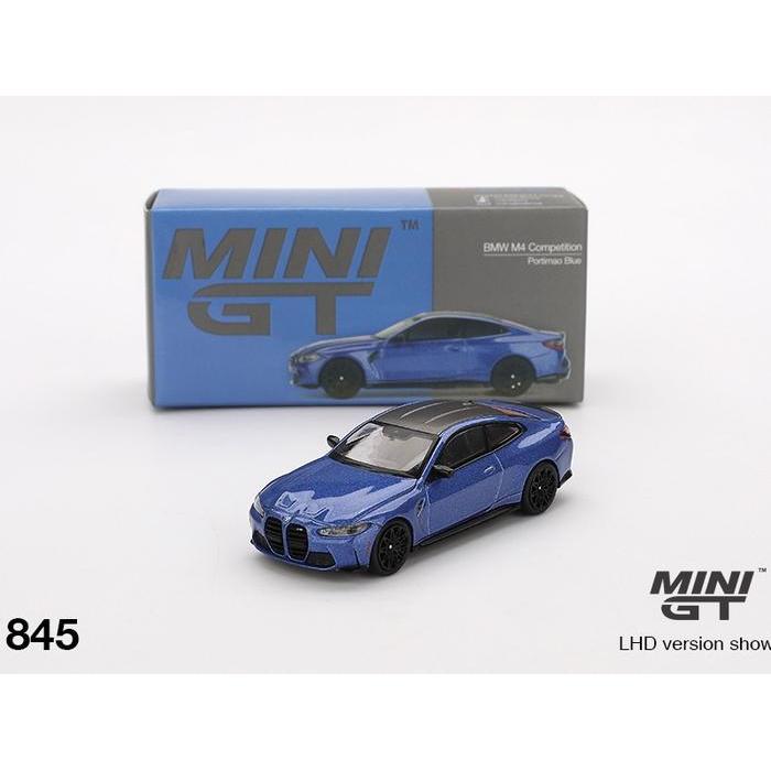 MiniGT 845 - BMW M4 Competition (G82) Portimao Blue - MGT Mini GT - Diecast Mobil Mainan Miniatur