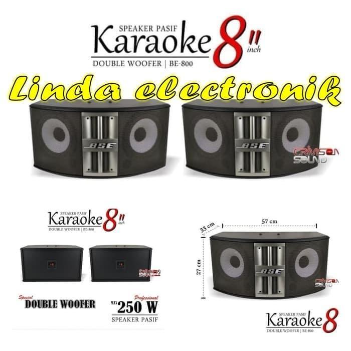 speaker pasif crimson BE800 double woofer 8inch crimson BE 800 ORYGINA