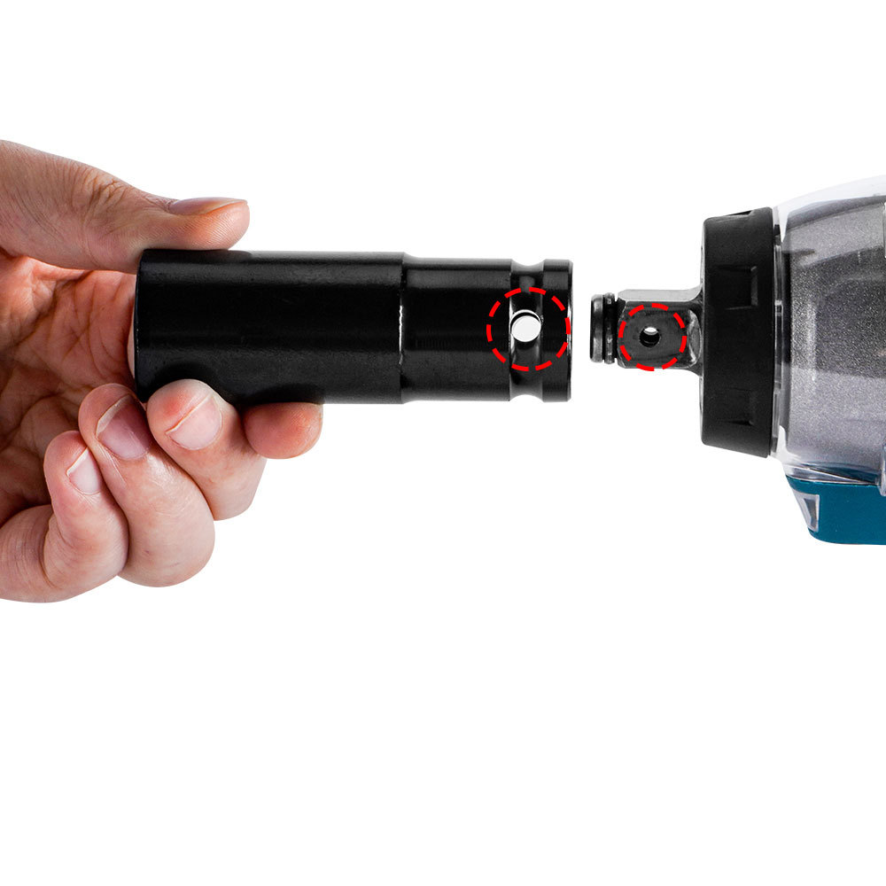 . Electric Wrench Hex Wrench Socket Chuck Converter Shank Socket -