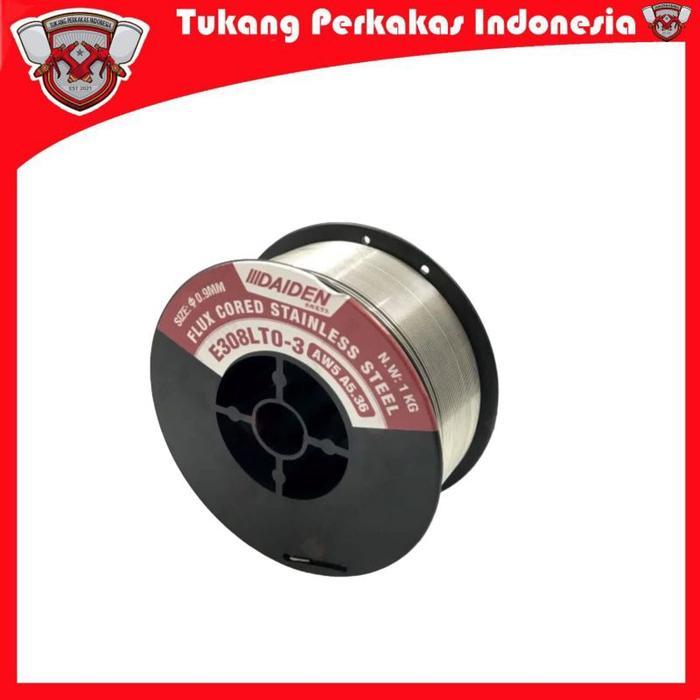 Daiden Kawat Las Flux Core 0.9 Mm Stainless Steel Wire Mig Kawat Las Mig Khusus Stainless
