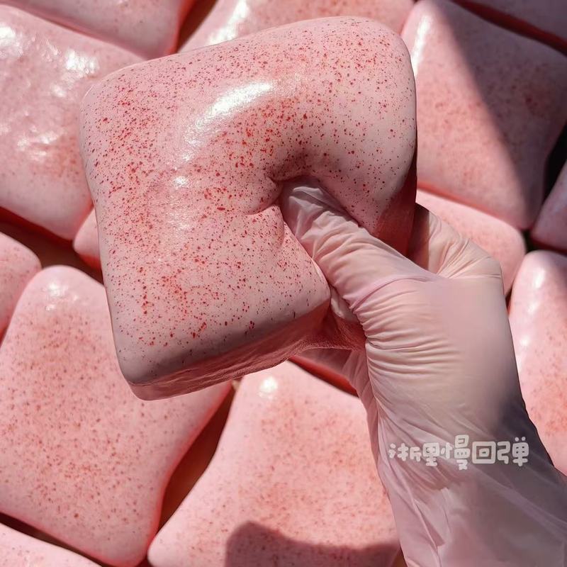 Novelty Soft Simulated Food Squeeze Release Tool Jasmine Toast Bread Squeeze Squishy DIY