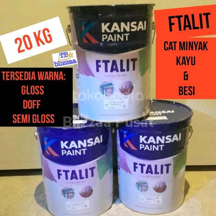 CUCI GUDANG FTALIT 20KG INSTAN FTALIT 20KG PAIL SUPER WHITE 731 WARNA GLOSS WARNA DOFF WARNA SEMI