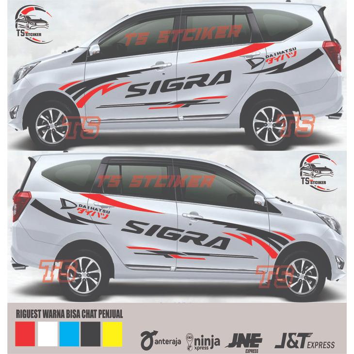 Stciker Mobil Cutting Sctiker List Mobil Sigra Variasi Mobil Sigra Stciker List Sigra Avanza Cayla