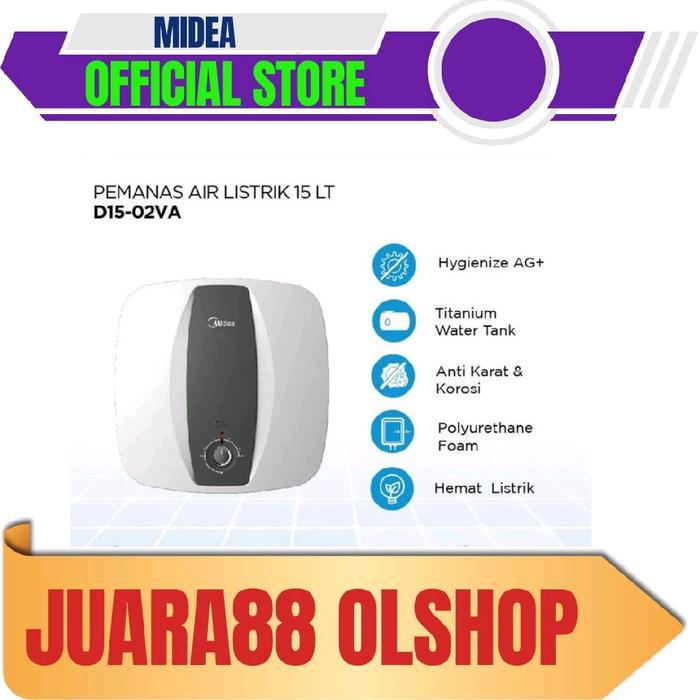 ` MIDEA WATER HEATER D15 02VA WATER HEATER MIDEA 15L D15-02VA