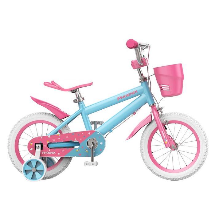 Sepeda Anak Phoenix Pink Biru 12, 14, 16 dan 18 Inch READY STOCK - 18 Inch