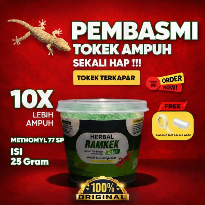 ` Racun Tokek Ampuh 25gram Pembasmi Tokek Pembasmi Cicak Umpan Pembasmi Tokek dan Cicak