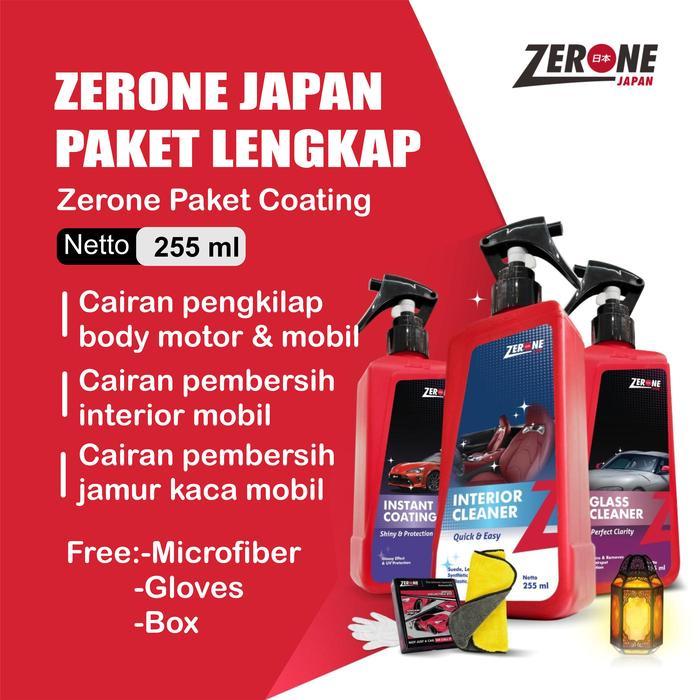 Paket Lengkap Perawatan mobil instan-Zerone Japan Paket Coating
