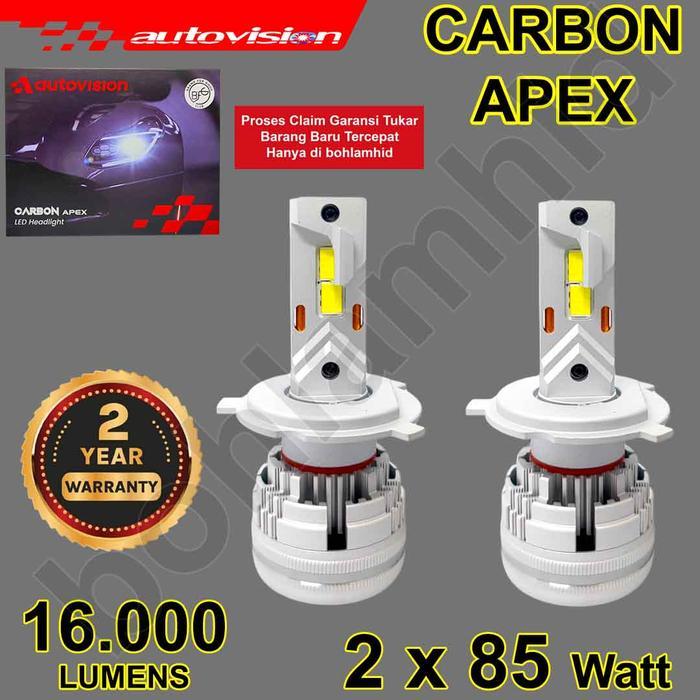Lampu LED Autovision Carbon P3 APEX 68W 14000 Lumens Super Terang