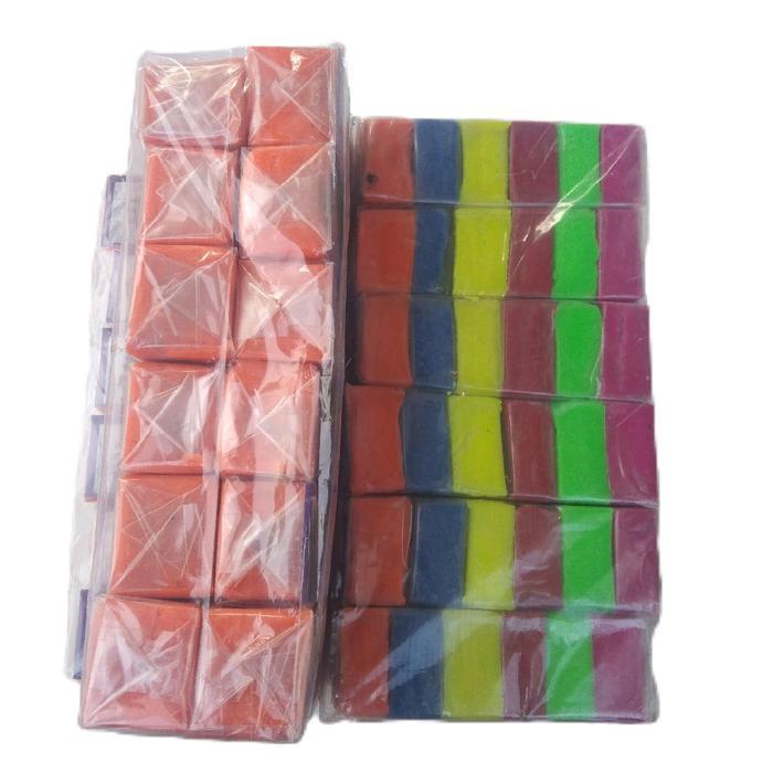 ` MALAM PLASTISIN 1PAK ISI 72PCS WARNA WARNI