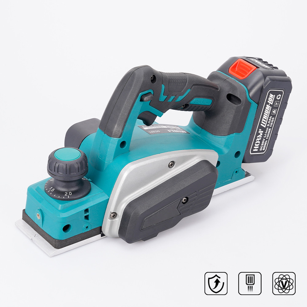 . Cordless Electric Planer 15000Rpm Electric Router Trimmer With Wrench -