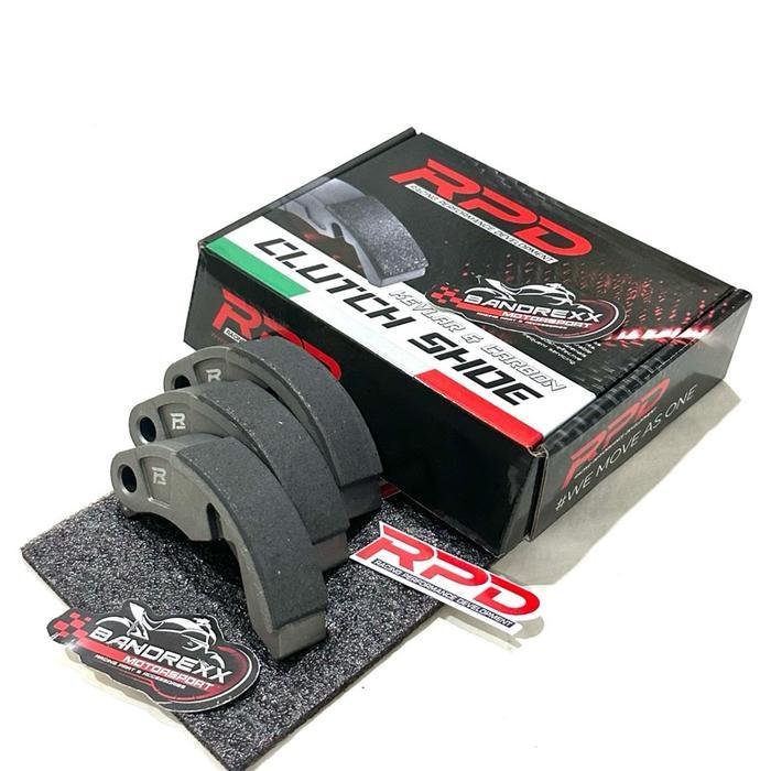 Kampas Ganda RPD Carbon Kevlar For Nmax-Aerox 155-Lexi-Nmax Neo-Nmax Turbo-Nmax New-Aerox