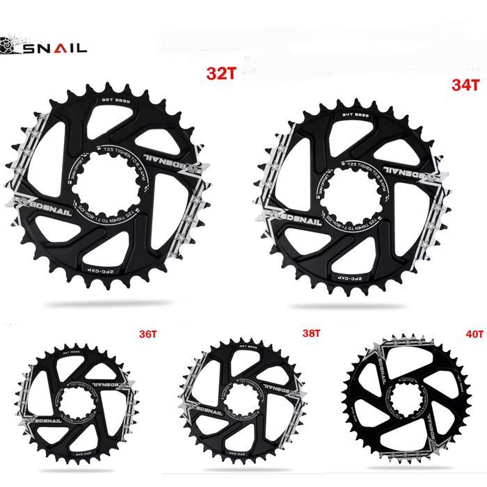 Snail Chainring Gxp 32T 34T 36T 38T 40T Chain Ring Crank Sepeda Gxp Direct Mount