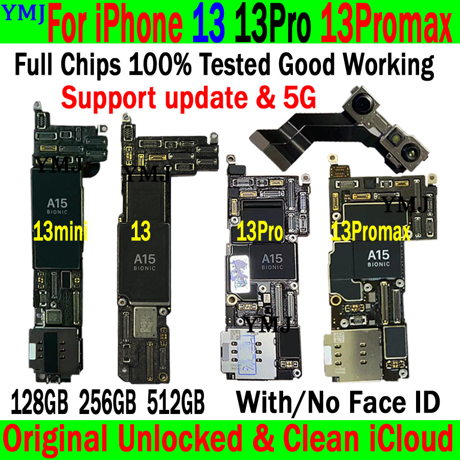 . Clean Icloud Motherboard For Iphone 13 Pro Max 13 Mini -