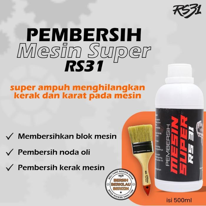 RS31 ENGINE DEGREASER SUPER RS31 CAIRAN PEMBERSIH MESIN KENDARAAN MOTOR & MOBIL CAR PEMBERSIH,