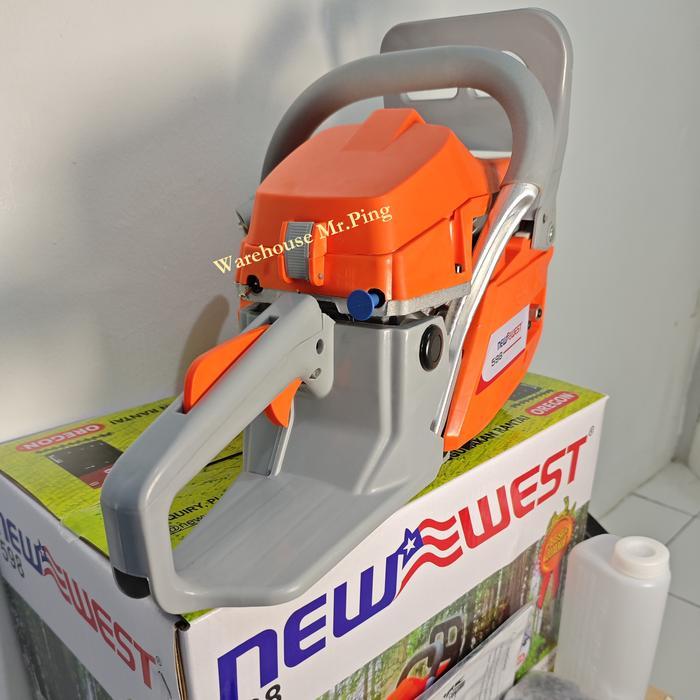 GERGAJI MESIN KAYU NEW WEST 598 CHAINSAW 22 INCH