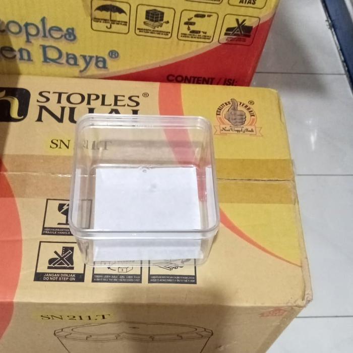 Toples Plastik Kue Kering / Nastar - Kotak (250 gram)
