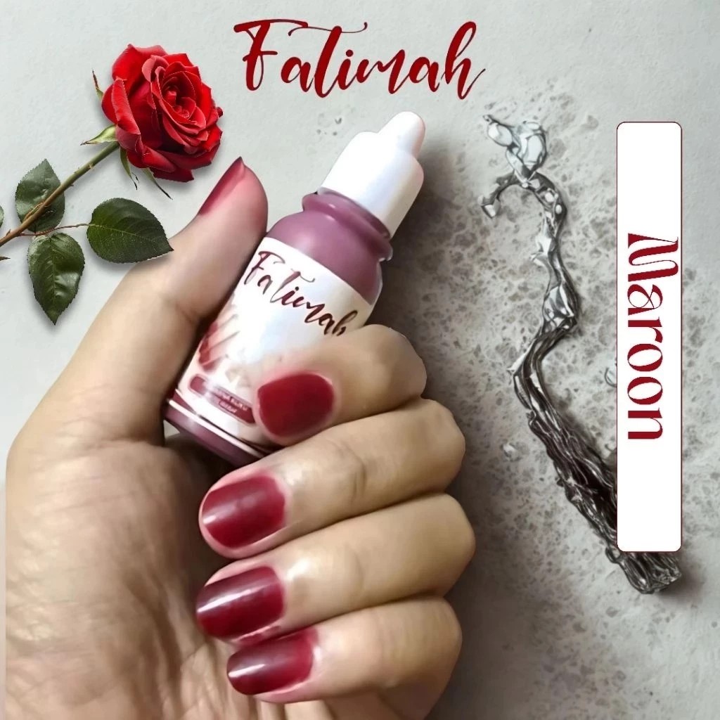(Promo) Inai Kuku Fatimah 15ml ecer dan grosir halal sah untuk solat muslimah anak