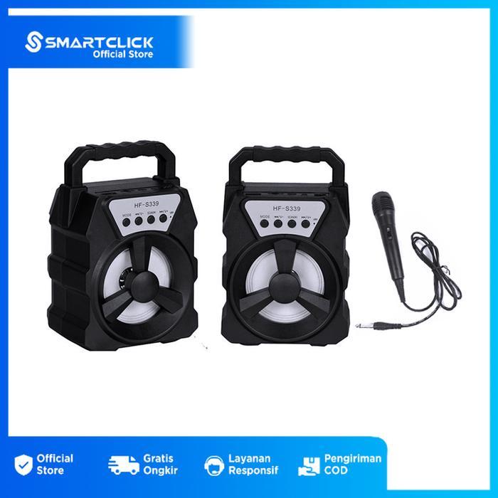 Speaker Bluetooth Karaoke Portable Speaker HF S339 With Mic