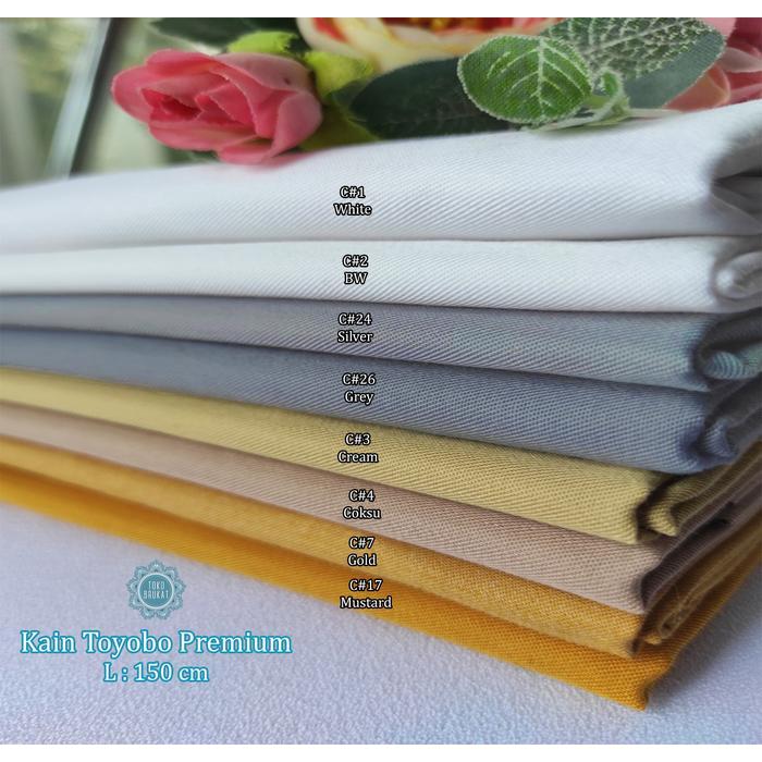 Kain Katun Premium Toyobo (Per 0,5 meter)