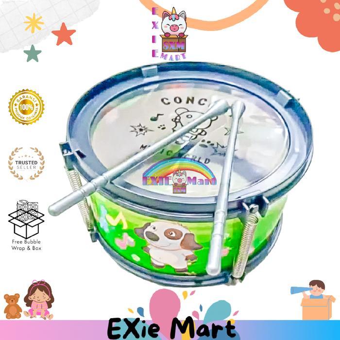 MAINAN ANAK DRUM JAZZ KANTONG SINGLE SET ISI 1 PCS [SH1233] - MAINAN ANAK ALAT MUSIK DRUM KECIL -