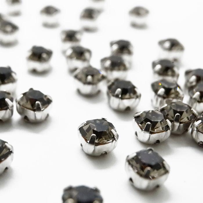 144 PCS Torenda Rhodium Varian - Hitam (Black Diamond)